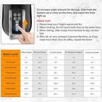 KOTLIE Single Cup Coffee Maker, Multi Capsule Machine Compatible With Various Capsule Types, 4 Temperature Settings, 7 Water Volume Levels,19 Bar(Glossy Black)