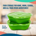 Preserve Food Storage Container, Set of 2, Aqua Blue