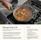 Our Place Ultimate Cookware Set - Complete 18-Piece Set Including the Always Pan, Perfect Pot, and Bakeware Set | Multifunctional, Toxin-Free Nonstick | Replaces 44 Pieces | Sage