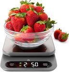 Greater Goods Digital Food Scale for Kitchen & Baking, 10kg/22lb High-Capacity Weight Scale with 1g Precision, Stainless Steel Platform, Hi-Def LCD, Ideal for Bread, Sourdough & Bulk Cooking