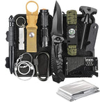 Gifts for Men Husband Dad Christmas, Survival Kit, Emergency Survival Gear and Equipment 14 in 1, Stocking Stuffers Birthday Gifts for Him Boyfriend, Hunting Fishing Camping Accessories, Cool Gadget
