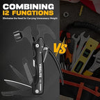 Gifts for Men, 12 in 1 Multitool Hammer for Camping Hunting Hiking,Christmas Gifts for Dad, Husband, Him, Stocking Stuffers for Men Him Husband Boyfriend