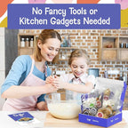 Baketivity x Duff Goldman S’mores Sandwich Cookies Kit Kids Baking Set Cooking Kits for Kids with Premeasured Ingredients, Decorating Supplies, STEM Activities - Baking Sets for Girls, Boys Ages 6-12