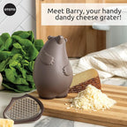 OTOTO Mushroom - Foldable Kitchen Funnel + Barry The Bear Box Cheese Grater (Bundle of 2)