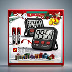 Antonki 2 Pack Digital Timer for Kids, Magnetic Countdown Kitchen Timers for Cooking, Egg, Classroom, Teacher, Exercise, Study, Oven - Battery Included