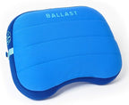 Ballast Beach Pillow – Comfy, Durable & Compact, Stays Put on Windy Beaches with Patented Sand Pouch, Inflatable Pillow for Beaches, Pools, Camping, Festivals and Travel (Palace Blue)