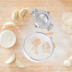 SOLUSTRE Dumpling Maker Set Stainless Steel Dumpling Molds Stuffing Spoon Cutter 5pcs Kitchen Gadget Set and Cooking