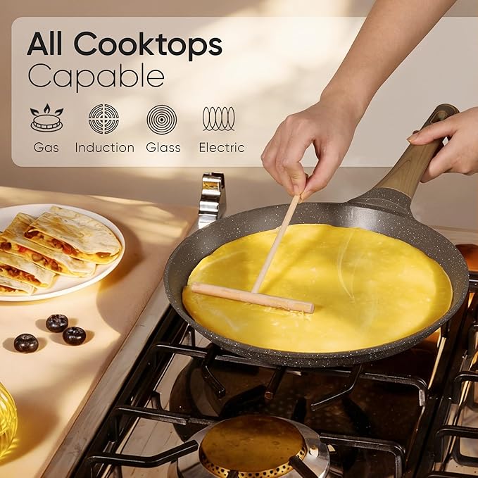 CAROTE 31pcs Pots and Pans Set Non Stick, Cookware Set Pots and Pans, Nonstick Kitchen Cooking, Induction Cook Ware, PFOA Free