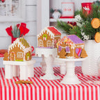 Little GF Chefs Gluten Free, Kids Gingerbread House Baking Kit, Gluten Free Certified, Allergy Friendly Christmas DIY Craft Mix, Xmas Holiday Activity, Dairy Artificial Dyes & Nut Free Vegan Non GMO