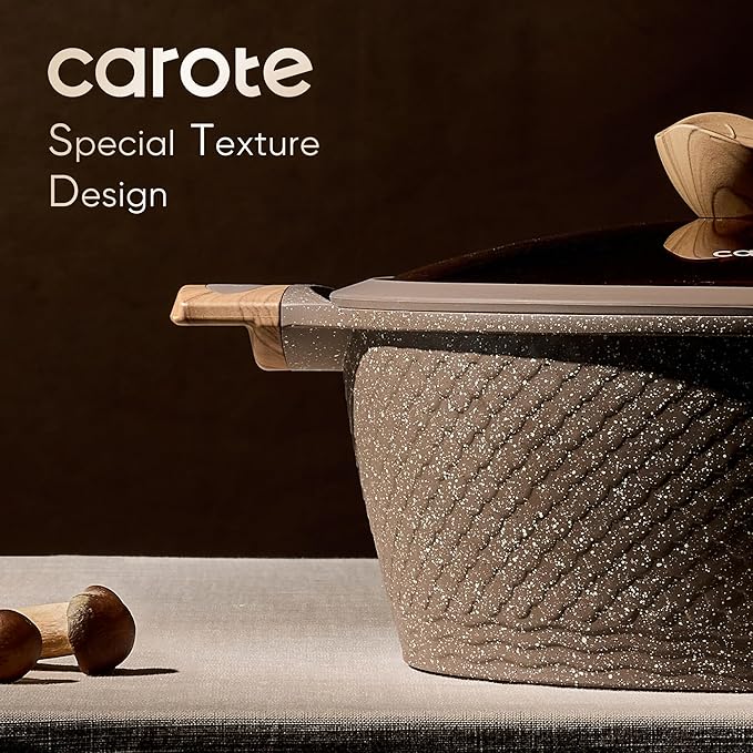CAROTE 26PCS Pots and Pans Set Non Stick, Cookware Set Pots and Pans Induction Cook Ware, Nonstick Kitchen Cooking, PFOA Free