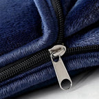 Travel Blanket and Pillow - Premium Soft 2 in 1 Airplane Compact with Soft Bag Pillowcase, Plane Blanket Compact Packable, Travel Essentials Accessories for Plane and Car, 60x80 Navy