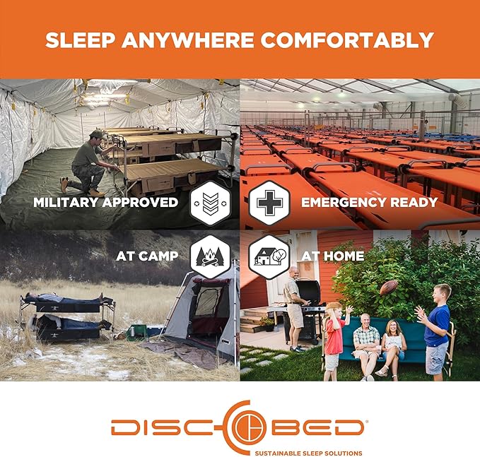 Disc-O-Bed Compact and Packable Travel Pillow with Washable Cover, Ultralight for Backpacking, Hiking, and Camping, Grey