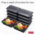 GoodCook Meal Prep Containers, Single