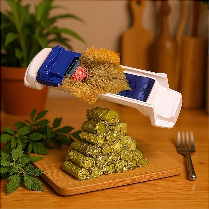 Lumpia Roller Machine, Vegetable Meat Rolling Tool, Create Fun Family-Style Lumpia & Spring Rolls at Home, Easy DIY Eggroll & Sushi Roller with Smooth Push Design, Easy to Clean (1PC)