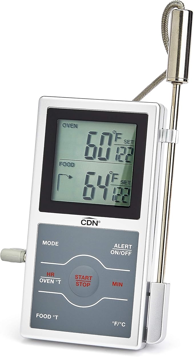 CDN Dual Sensing Programmable Probe Thermometer and Timer
