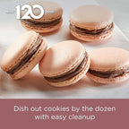 Farberware Nonstick Bakeware, Nonstick Cookie Sheet / Baking Sheet - 11 Inch x 17 Inch, Rose Gold Red