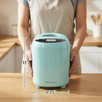 Elite Gourmet Programmable Bread Maker, 2 lb Loaf, 3 Sizes, 19 Presets incl. Gluten-Free, Dough & Jam, Delay Timer, Mint