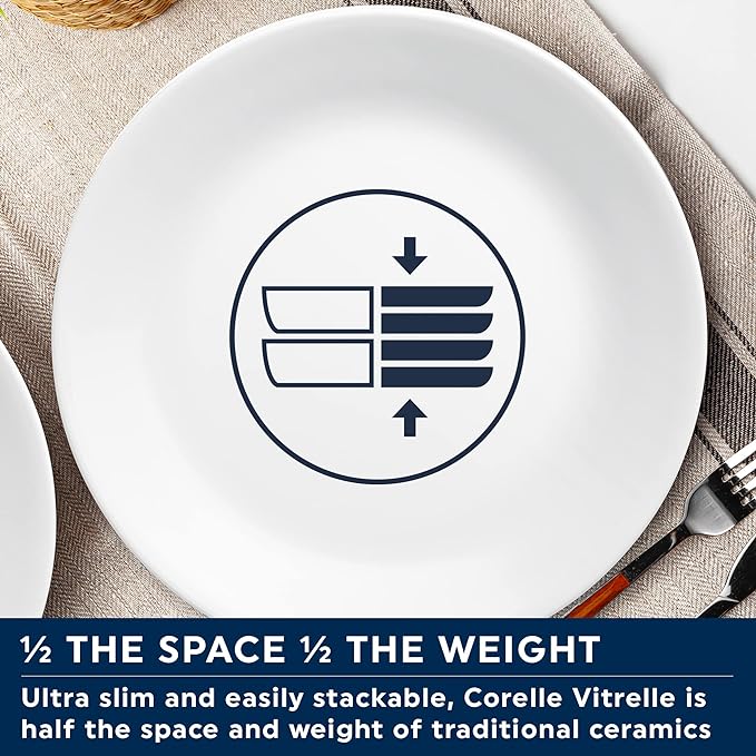 Corelle Dinner Plate, Solar Print, 12 pc Set