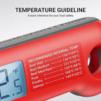 ThermoMaven Professional Meat Thermometer Digital, Ultra-Fast 0.5 Sec Instant Read, NIST Certified ±0.5°F Accuracy, IP67 Waterproof, Auto-Rotating Backlit Display, Lift-to-Wake, for BBQ/Cooking/Candy