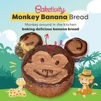 Baketivity Rainbow Bagel & Monkey Banana Bread Baking Kit Bundle – DIY Kids Cooking Set with Pre-Measured Kosher Ingredients, Illustrated Recipes, Video Guides & STEM Activities – Ages 6-12+