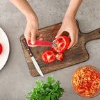 Tomato Corer Tool 6 Pcs Apple Strawberry Huller Stem Remover Stainless Steel Fruit Vegetable Top Remover Practical Kitchen Corer Tool
