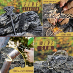 Gifts for Men Husband Dad Christmas, Survival Kit, Emergency Survival Gear and Equipment 14 in 1, Stocking Stuffers Birthday Gifts for Him Boyfriend, Hunting Fishing Camping Accessories, Cool Gadget