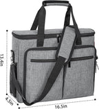 Bartender Bag, Bartender Kit Travel Bag for Cocktail Shaker Set, Portable Carrying Case with Compartments for Wine Bottles, for Travel Home Indoor Outdoor Party(Bag Without Tools)