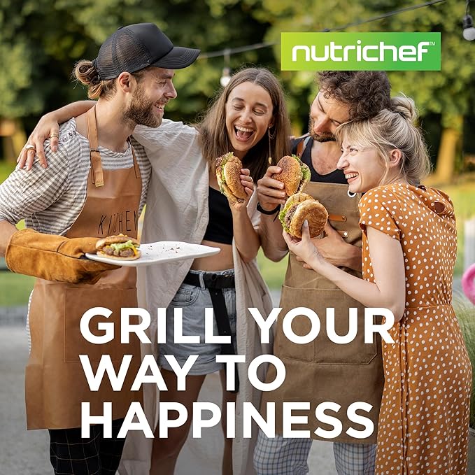 NutriChef Cast Iron Reversible Griddle 18x10 Inch – Pre-Seasoned Flat Top & Ridged Grill Side, Stove Top Griddle for Gas Grill, Outdoor & Indoor Cooking