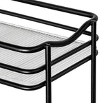 LYNK PROFESSIONAL® Pull Out Spice Organization for Cabinets - 4-3/8 inch Wide – Spice Rack for Inside Cabinets, Slide Out Spice Rack Organizer for cabinet – Pull Out Spice Rack, Sliding 2 Tier Black