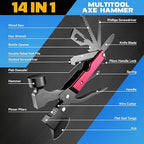 Gifts for Men, 15 in 1 Multitool Axe for Camping Hunting Hiking, Christmas Gifts for Dad, Husband, Him, Stocking Stuffers for Men Him Husband Boyfriend