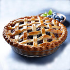Pie Plate 10.5 Inch, Oven Glass Pie Pan for Baking Pie Crust, Pie Dish with Rippled Edge, Clear Baking Pan