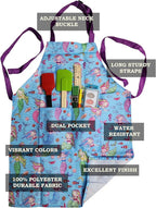 Kids Apron - cooking, gardening, artist, painting, cleaning, baking, pottery, chef, kitchen - gift boys, girls