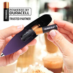 Zulay Kitchen Powerful Milk Frother Wand With 4 AA Duracell Batteries - Ultra Fast Handheld Drink Mixer - Electric Whisk Foam Maker for Coffee, Lattes, Cappuccino, Matcha & Creamer - Galaxy