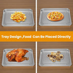 Stainless Steel Air Fryer Basket and Tray,Compatible with Cuisinart TOA-60 TOA-65 TOA-70 Toaster Air Fryer Convection Oven