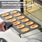 6pc Nonstick Madeleine Pan for Baking, 12-Cavity Shell Shape Cake and Cookie Mold Tray, Carbon Steel Cookie Molds, Send Goods from Local Warehouse (6 PC)