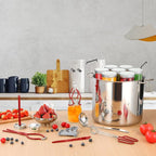 Gemfino Canning Supplies Starter Kit with Canning Rack,Canning Kit for Beginners