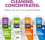 Better Life All Purpose Cleaner Concentrate- Multipurpose Home and Kitchen Cleaner for Glass, Countertops, Appliances, Upholstery & More - 32oz Clary Sage & Citrus Concentrate