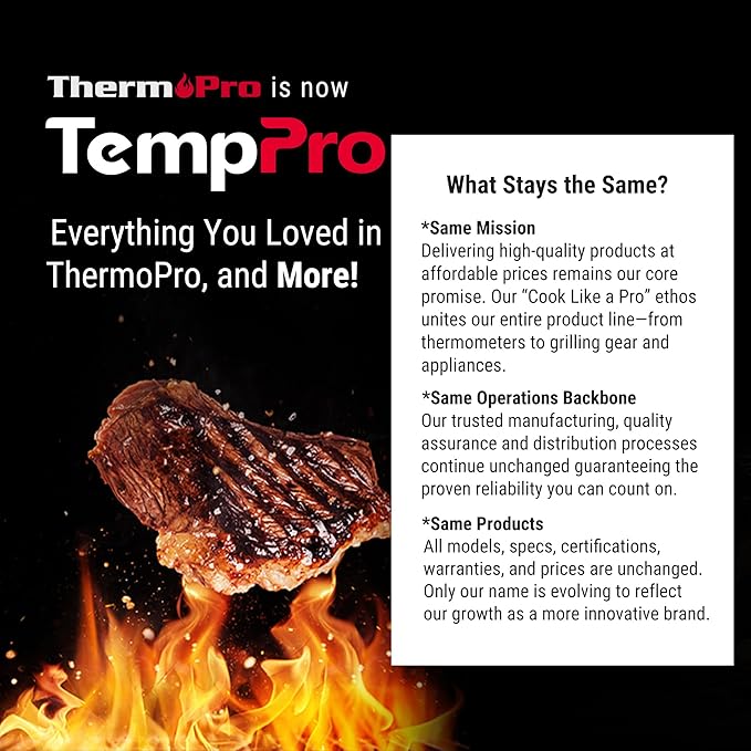 TempPro TM01 Kitchen Timers for Cooking with Count Up Countdown Timer, Digital Timer for Kids Students with Touch Backlight, Study Timers for Classroom Teacher Supplies(Previously ThermoPro)
