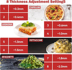 GVODE 3 in 1 Pasta Attachment for KitchenAid Stand Mixer, All Metal Pasta Maker KitchenAid Attachment, Pasta Sheet Roller, Spaghetti Cutter, Fettuccine Cutter Maker Accessories and Cleaning Brush