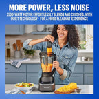 PowerXL SensiMax Blending Kitchen System – 1500W, Smart Sensing Technology, Hands-Free Blending, 3 Functions, 10 Speed Control, 72OZ Jar, 6-Tip Turbo Blade, 13 Food Processor Accessories, Storage Case