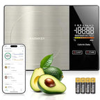 Smart Nutrition Food Scale - Digital Kitchen Scale with Nutritional Calculator App,Tare Function,Track Calories &24 Nutrients,11lb, Grams/Ounces, Healthy Eating & Meal Prep