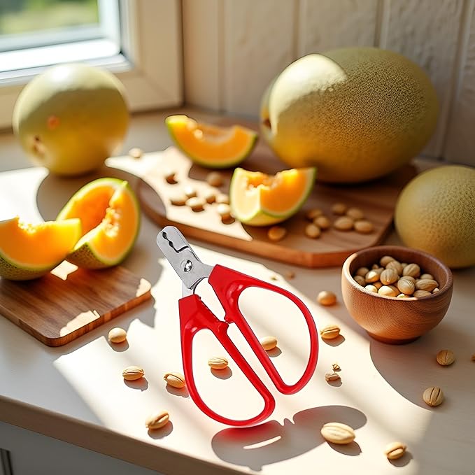 Red Melon Seed Cracker Plier, Sunflower Seeds Plier Opener - Seed Cracker Sheller Opener Peeling Pliers for Melon Seeds, Small Nuts, Specialty Tools and Gadgets Kitchen Utensils