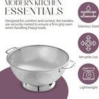 Bellemain Micro-perforated Stainless Steel Colander-Dishwasher Safe (3 QT and 5 QT)