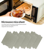 5 PCS Waveguide Cover, Universal Mica Sheet for Microwave Oven, Cut to Size, 108mmX99mm, 5 Pack