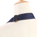 Tosewever Canvas Cross Back Chef Cotton Aprons for Men Women with Large Pockets