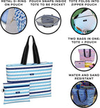 SCOUT Plus 1 Foldable Travel Bag, 2 Bags in 1, Tote Folds into Zipper Pouch
