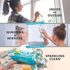 3 Packs Surface Cleaning Wipes Bleach Free, Thick & Large Dispose, All-Purpose Cleaner for Bathroom, Kitchen, Office, 300 Count Soft Flow, Biodegradable, Juniper Scent