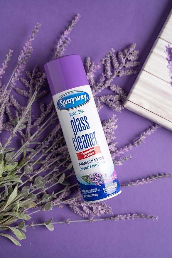 Sprayway Foaming Action All Purpose Cleaner and Disinfectant, Lavender Scent, 19 oz.,SW5013R