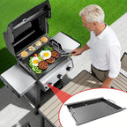 Spirit E-425 Flat Top Griddle Insert for Weber GS4 Spirit I & II 300 Series, Carbon Steel Griddle Plate for Genesis Silver/Gold/Platinum 1000-3500, Replacement for Weber 7638 7639 Grates