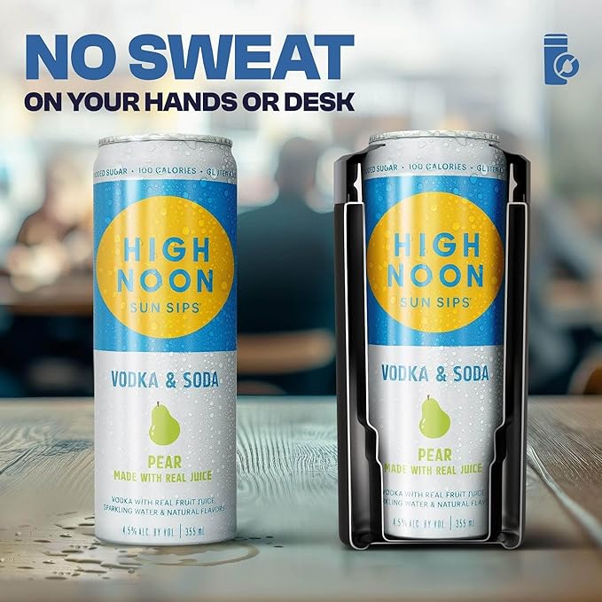 Frost Buddy Universal Can Cooler - Fits all - Stainless Steel Can Cooler for 12 oz & 16 oz Regular or Slim Cans & Bottles - Stainless Steel